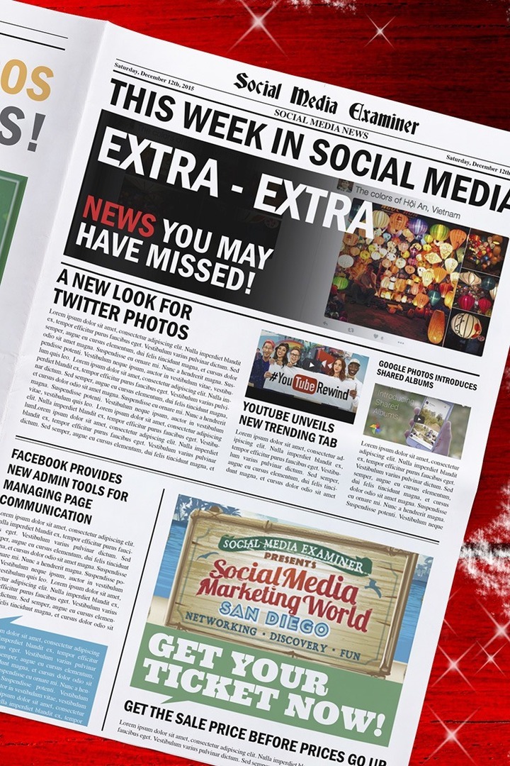 sociālo mediju pārbaudītāja iknedēļas ziņas 2015. gada 12. decembris