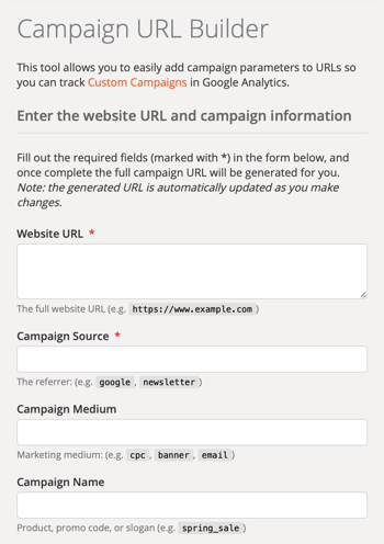 Google kampaņas URL veidotāja iestatīšana