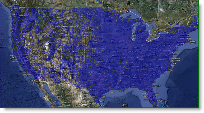 Google Maps Street View ASV pārklājums