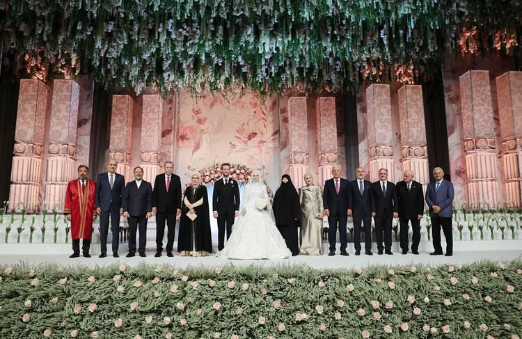 Prezidenta Erdoana brāļa dēla Osamas Erdoana kāzu ceremonija