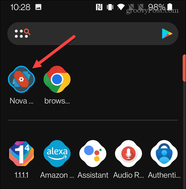 Mainiet lietotņu ikonas operētājsistēmā Android