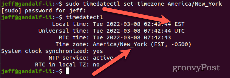 kā iestatīt laika joslu Linux, izmantojot timedatectl