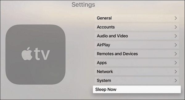 Kā kontrolēt, kad jūsu jaunais Apple TV iet gulēt