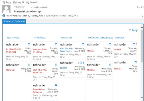 Kanban Outlook