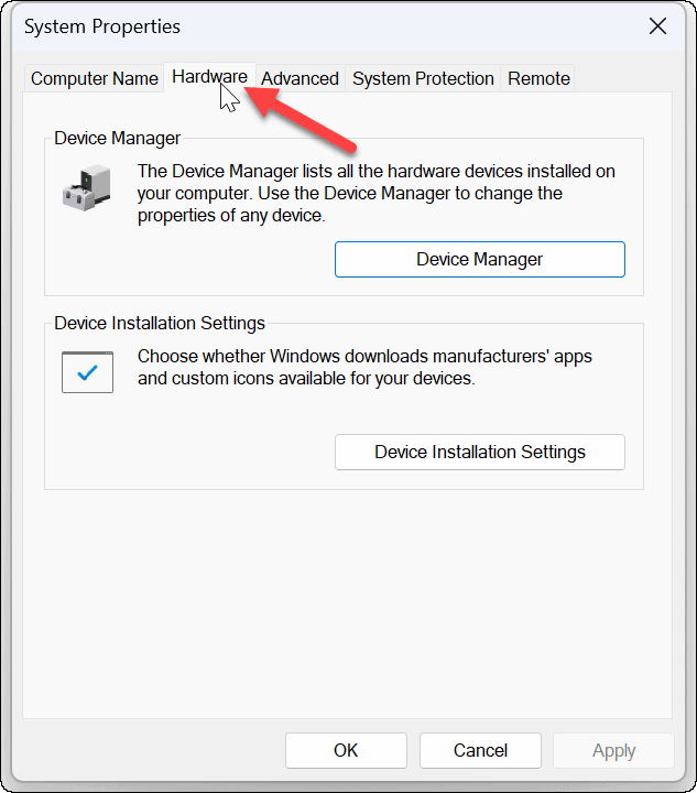 Atspējojiet automātisko draiveru instalēšanu operētājsistēmā Windows 11