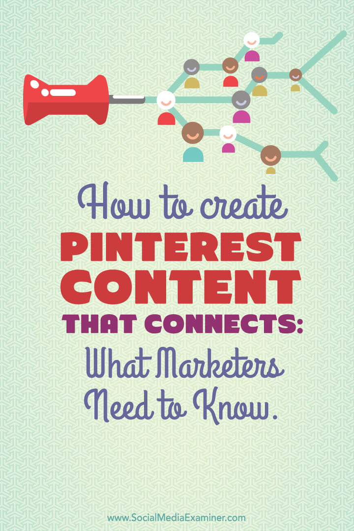 Kā izveidot saistītu Pinterest saturu: kas tirgotājiem jāzina: sociālo mediju eksaminētājs