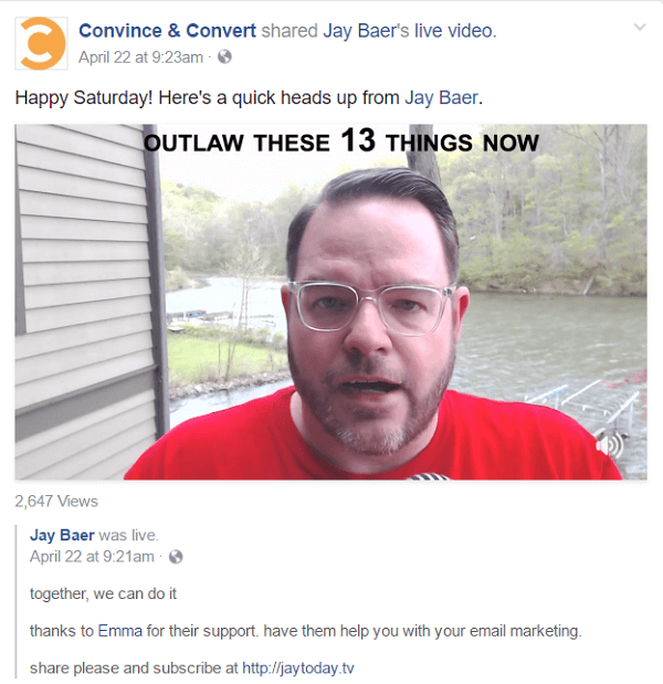 Džejs ievieto videoklipu katrai Jay Today epizodei četrās dažādās sociālo mediju platformās, kā arī emuāra ziņojumu vietnē LinkedIn, Medium un savā vietnē.