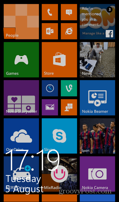 Windows Phone 8.1 ekrānuzņēmuma bloķēšana ir ieslēgta