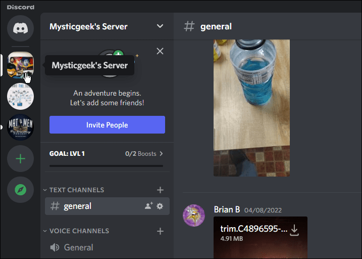 pievienoties serverim Discord