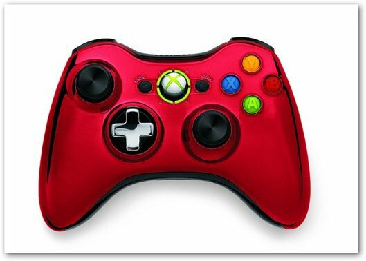 Xbox 360 hroma kontrolieris sarkans