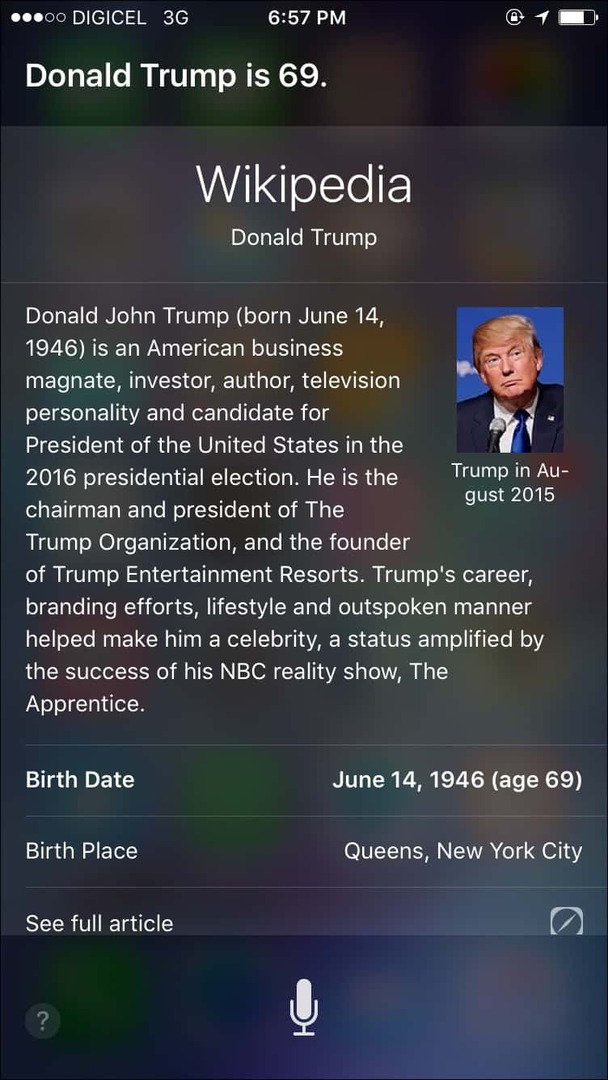 trumpis siri