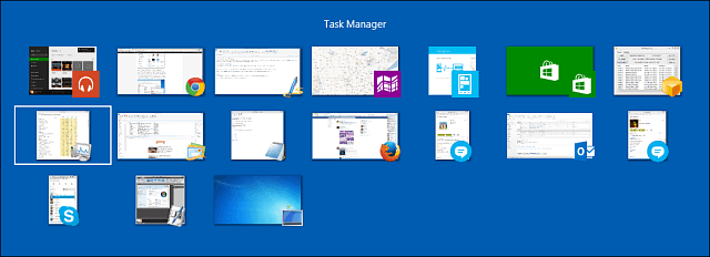 Kā pārslēgt uzdevumus Windows 8.1 modernā saskarnē