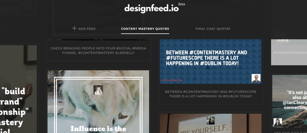 designfeed importa saturs