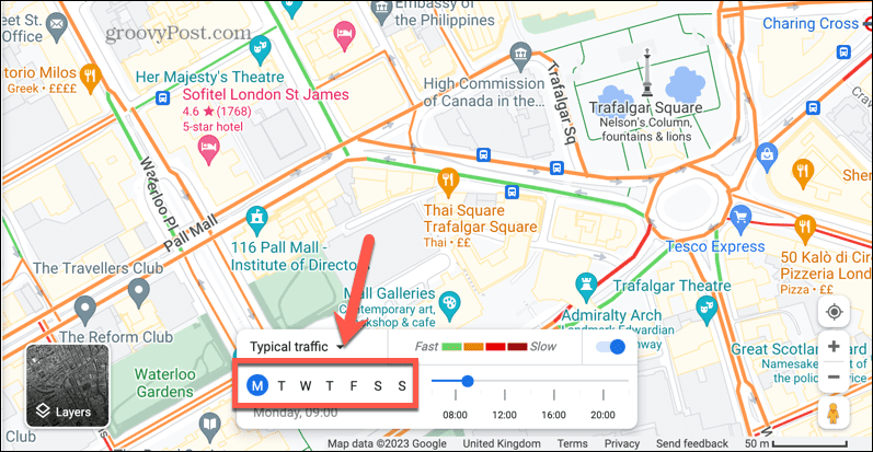 google maps parastā satiksmes diena