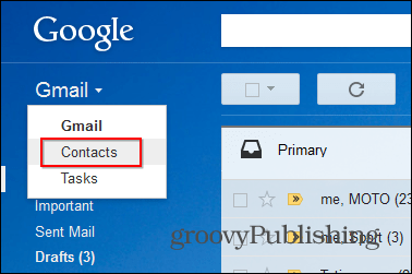 Gmail zvaigznītes kontaktu darbvirsma
