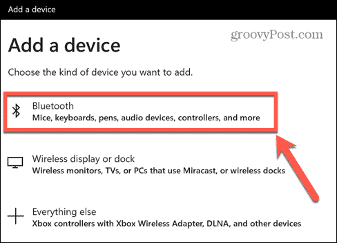 Windows 11 pievieno Bluetooth ierīci