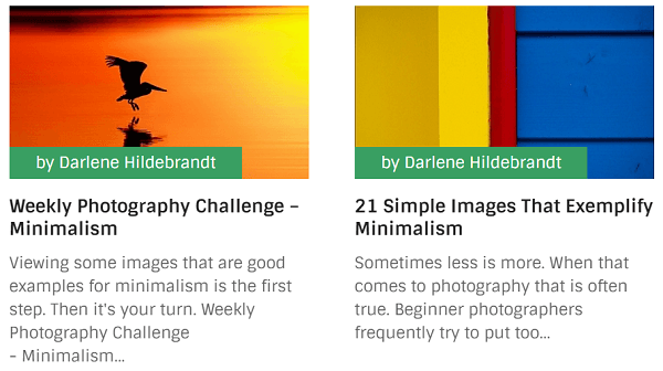 Digitālās fotogrāfijas skola piedāvā izaicinātājus lasītājiem savos ierakstos.