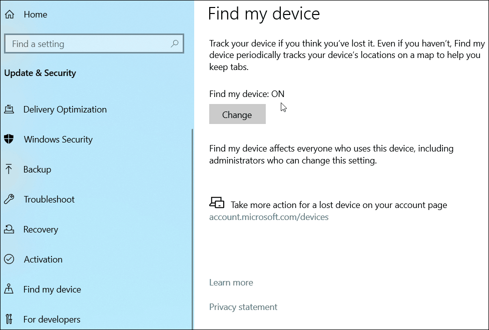 Atrodiet manu ierīci Windows 10