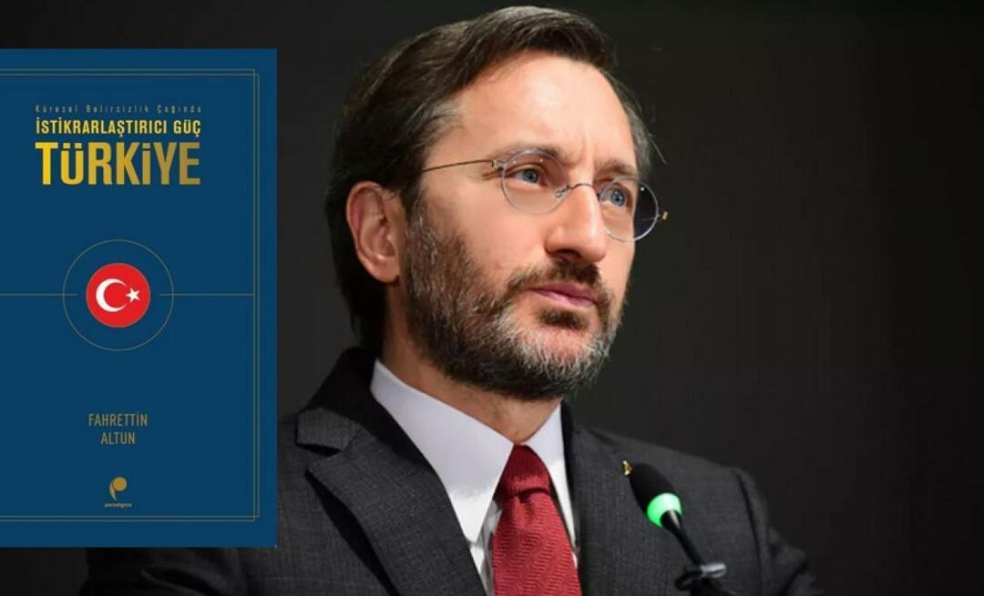 Jauna grāmata no komunikāciju direktora Fahrettin Altun: Stabilizing Power Türkiye