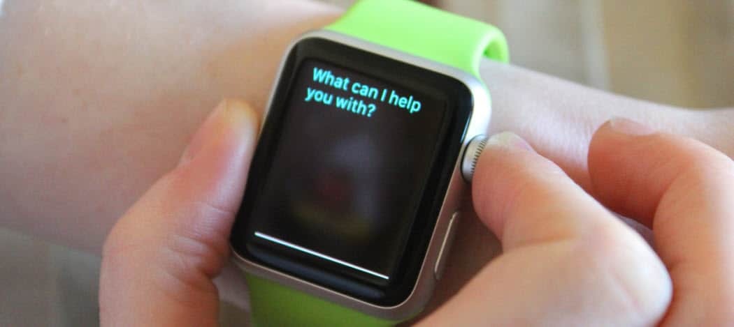 Kā lietot Siri, lai meklētu vietnē Apple Watch