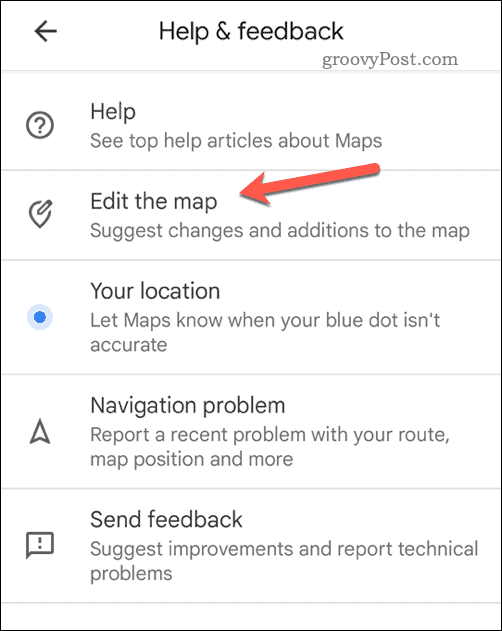 Rediģējiet karti pakalpojumā Google Maps