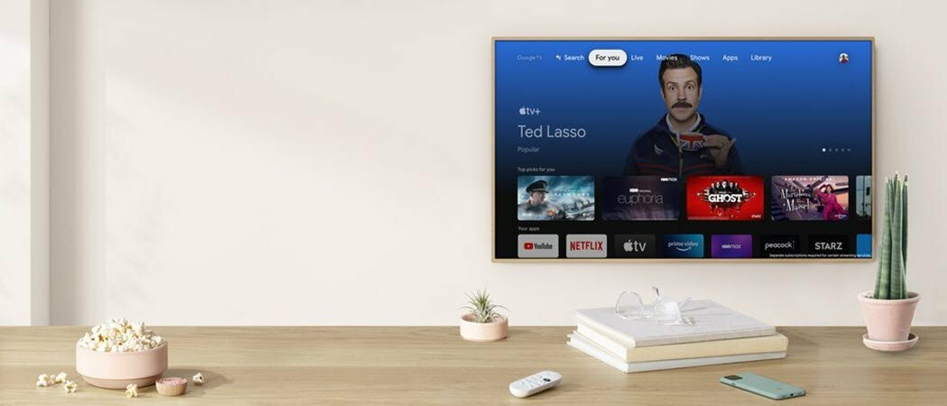 Apple TV nāk uz Chromecast, izmantojot Google TV
