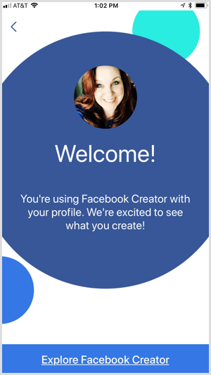 Izpētiet Facebook Creator lietotni