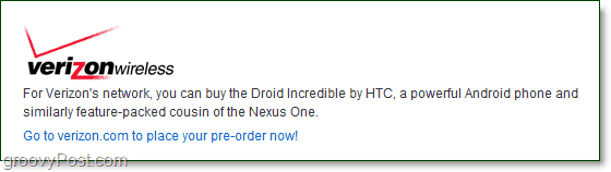 Verizon nonāk Nexus One, palaiž Droid Incredible [groovyNews]