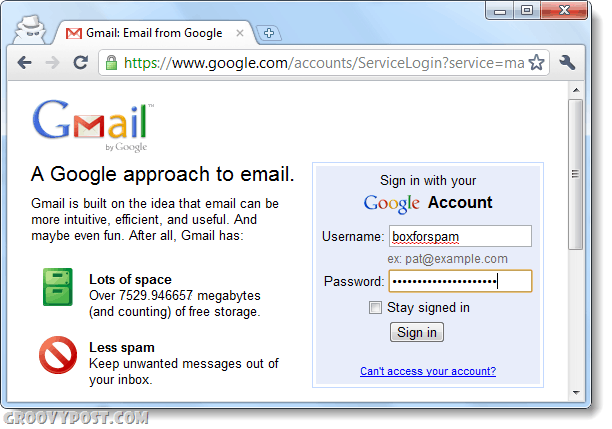 pierakstieties gmail otrajā reizē, izmantojot inkognito, lai vairākkārt pieteiktos kontā