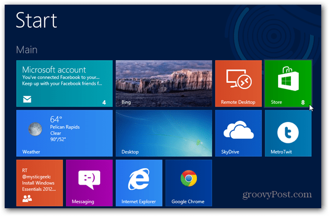 Kā atjaunināt Windows 8 lietotnes