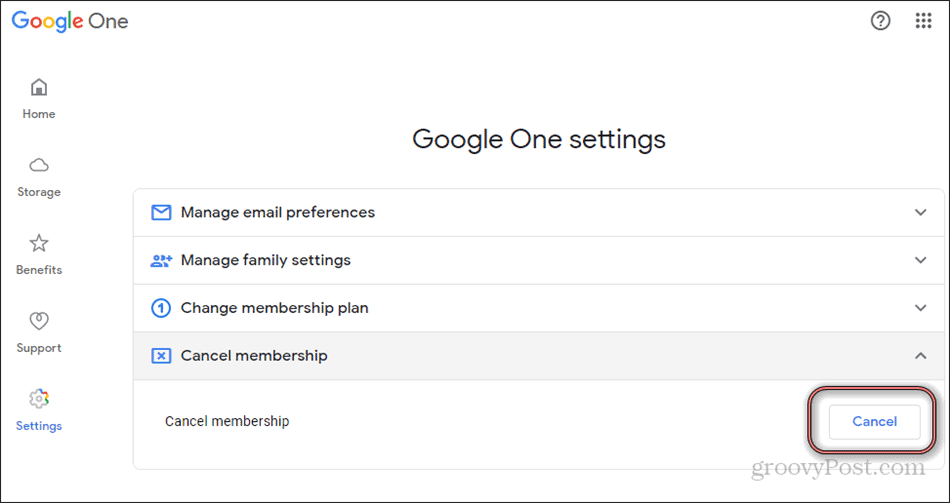 Google One atcelt dalību