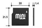 miniSD karte