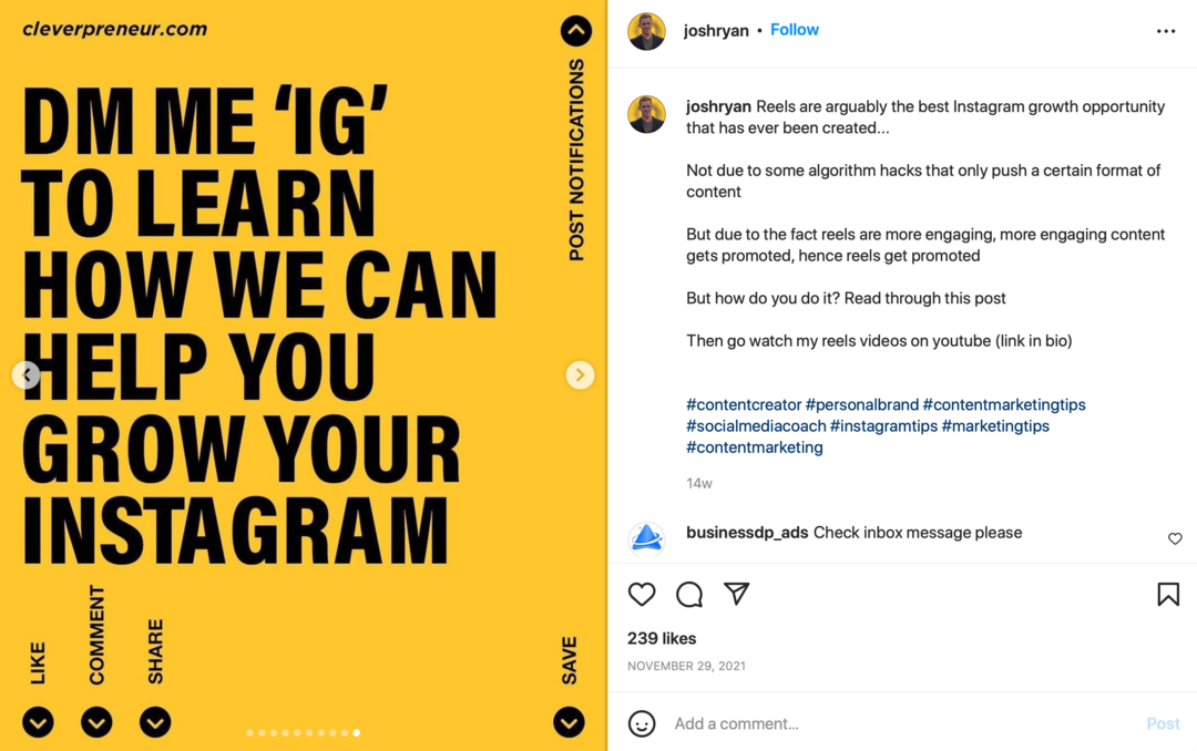 Instagram paplašināšana pēc tam: sociālo mediju pārbaudītājs