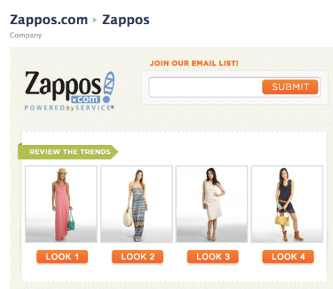 zappos tikai fanu saturs