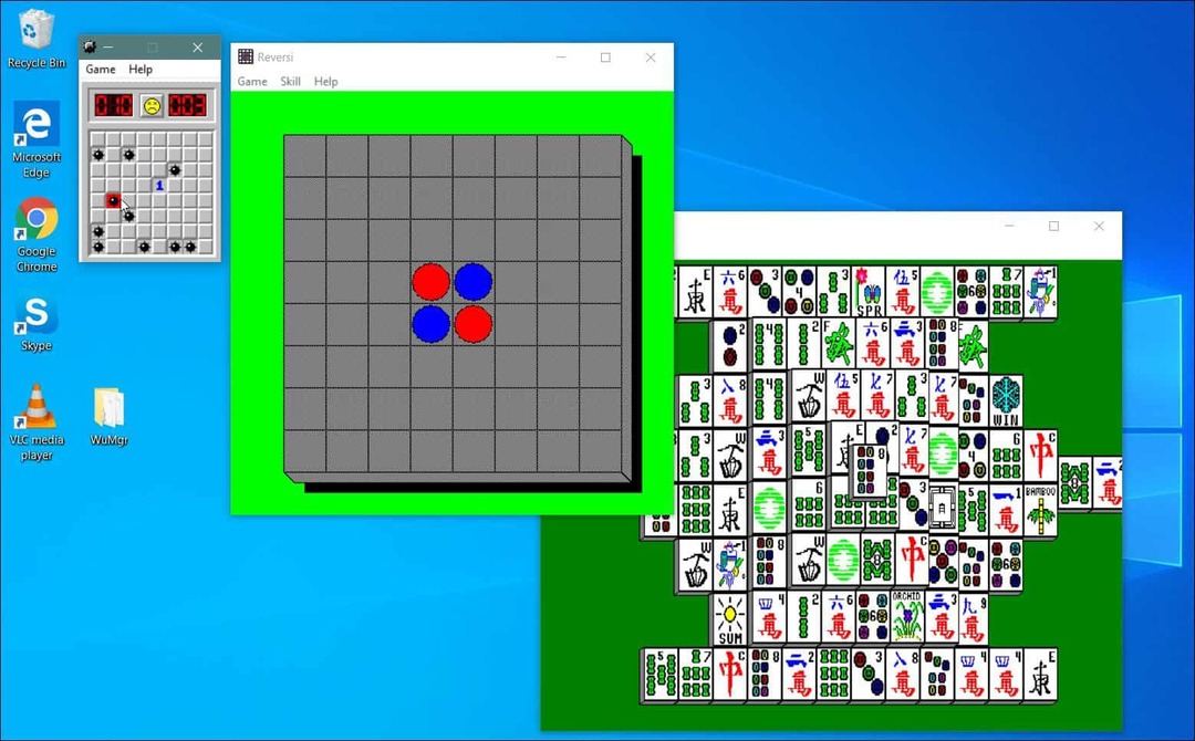 Spēlējiet mīnu trauku un citas klasiskās Microsoft spēles operētājsistēmā Windows 10