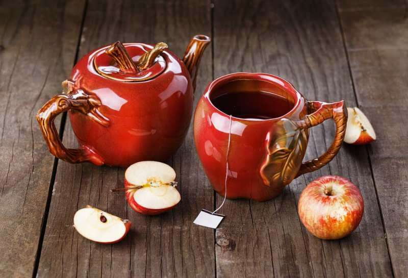 No ābolu mizām pagatavota ābolu tēja ir izdevīgāka.