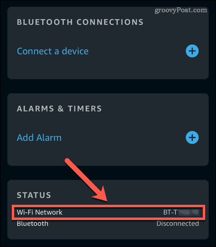 Alexa wifi tīkls
