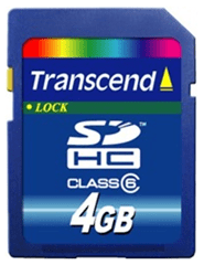 Pārlieciet SDHC drošības digitālo augstas ietilpības 4 GB atmiņas karti