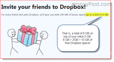 10+ GB brīvas vietas Dropbox