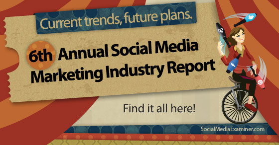 2014. gada sociālo mediju mārketinga nozares ziņojums: sociālo mediju eksaminētājs