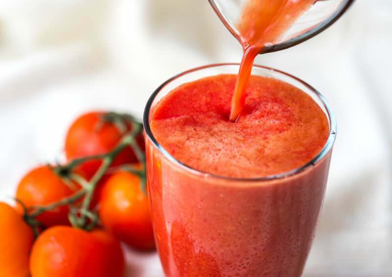 glāze tomātu sulas attīra iekaisumu organismā
