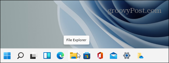 File Explorer ikona Windows 11 uzdevumjosla