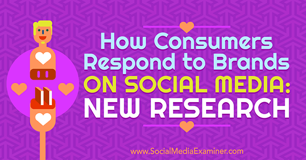 Kā patērētāji reaģē uz zīmoliem sociālajos medijos: Michelle Krasniak jaunais pētījums par sociālo mediju eksaminētāju.