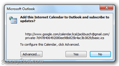 Google kalendārs programmā Outlook 2010`Google kalendārs programmā Outlook 2010