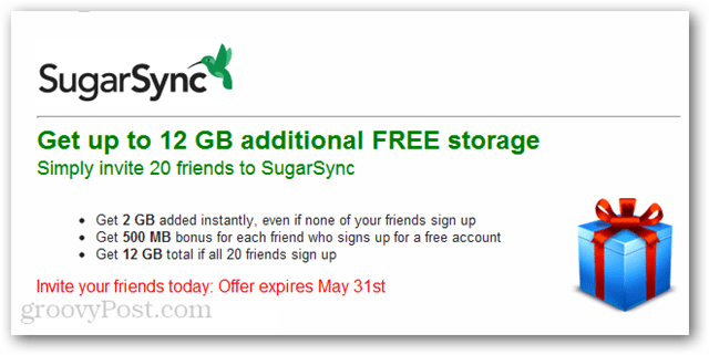 SugarSync: līdz 31. maijam iegūstiet līdz 12 GB brīvas vietas