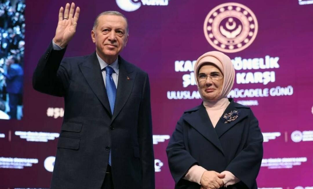 Pirmās lēdijas Erdoganas īpašais vēstījums Starptautiskajai dienai vardarbības pret sievietēm izskaušanai!