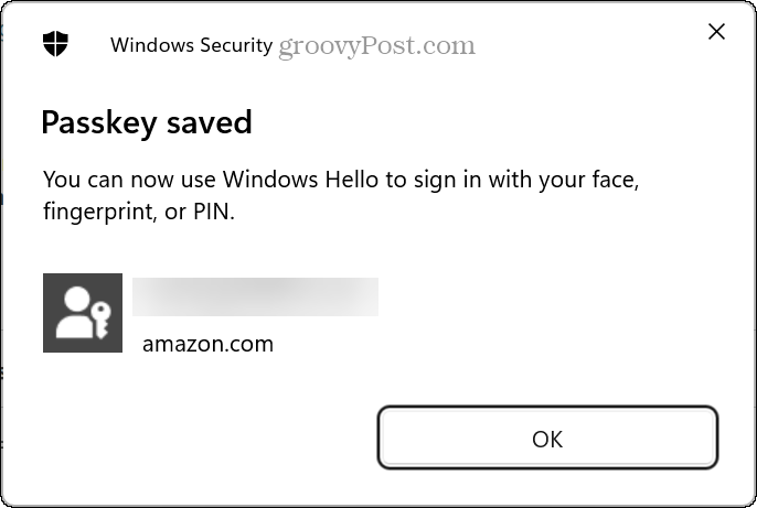 apstipriniet PIN Windows Hello