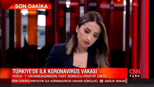 CNN Türk reportieris Duygu Kaya noķēra koronavīrusu!