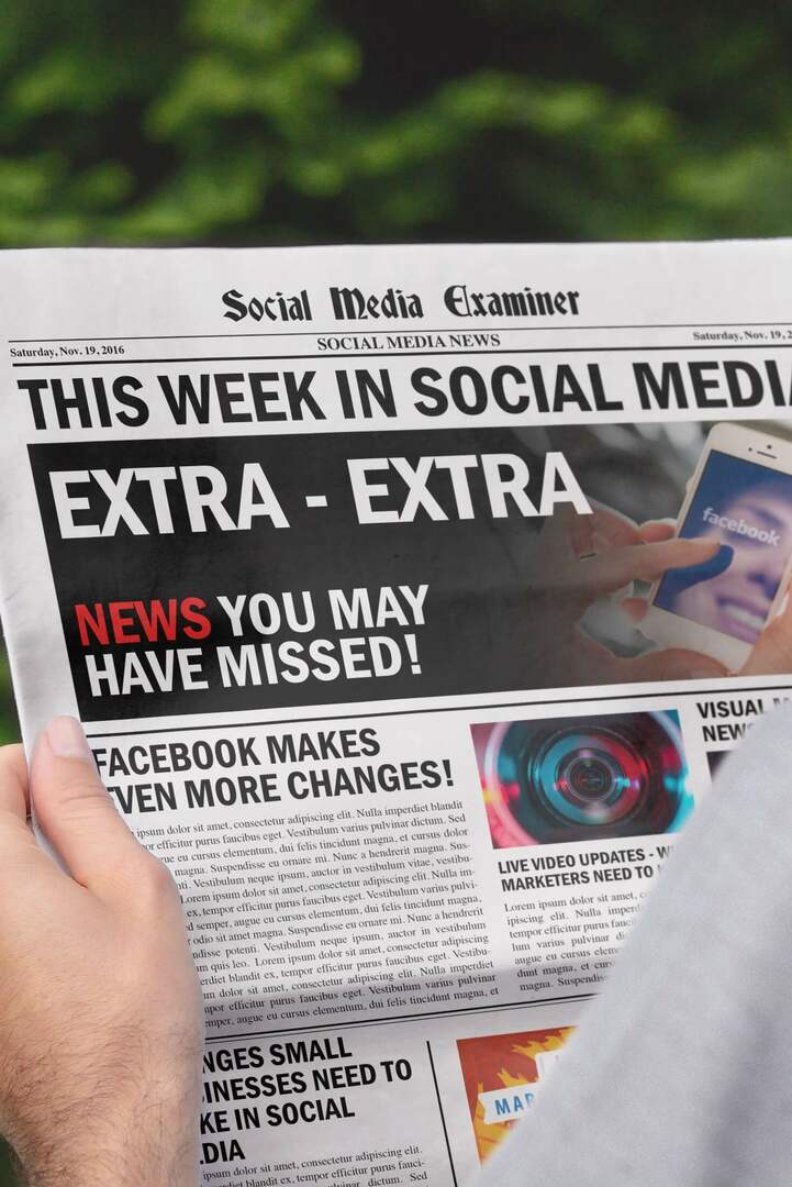 Facebook izlabo pārāk daudz reģistrētos dabiskās sasniedzamības datus: šonedēļ sociālajos medijos: sociālo mediju eksaminētājs