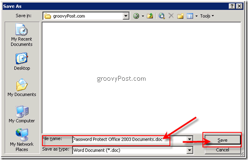 Šifrējiet Microsoft Office 2003 dokumentus